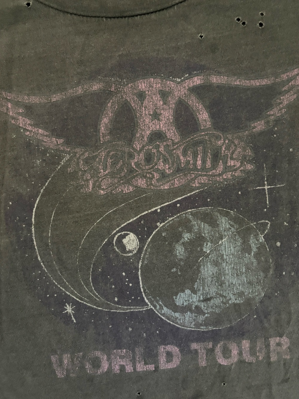 TRUNK LTD➕FREE PEOPLE X AEROSMITH Distressed Vintage T-shirt - Picture 2 of 6